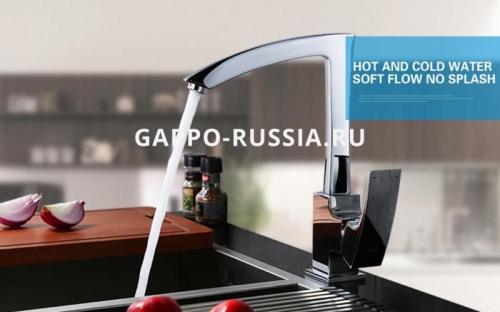 Смеситель для кухни G4007 хром фото 4