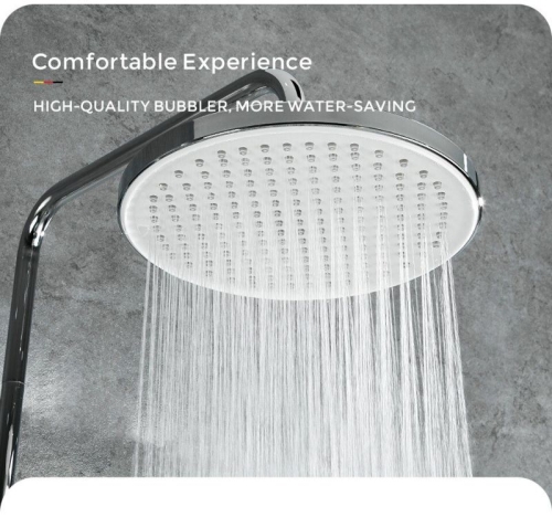 Душевая система с термостатом Gappo G2403-58 хром-белая фото 5