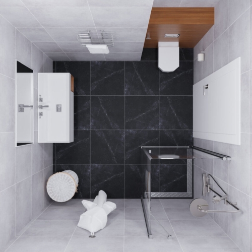 Душевое ограждение Triton Форма-Хром 90*90 стекло прозрачное фото 6