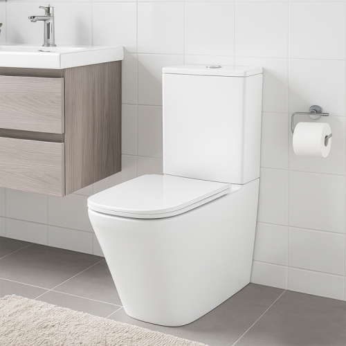 Унитаз напольный безободковый Azario Terra AZ-6003-A, смыв Торнадо фото 8