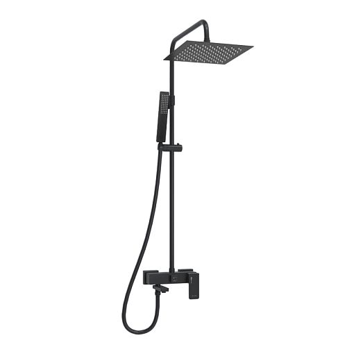 Душевая система Wasserkraft A277.255.218.BM черный Soft-touch