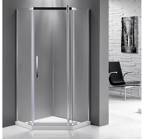Душевое ограждение Mirsant Smart Pentagon без поддона 90*90, 100*100