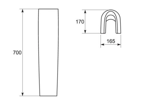 Пьедестал Cersanit STREET FUSION фото 2