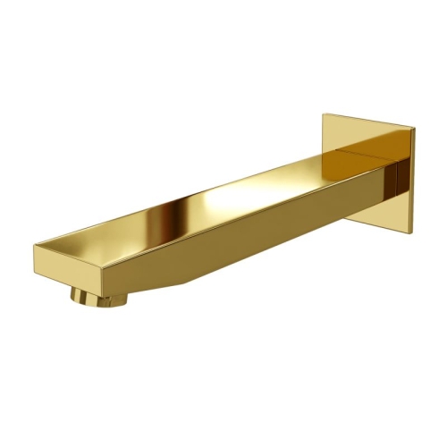 Настенный излив для ванны Wasserkraft Sauer A187 глянцевое золото