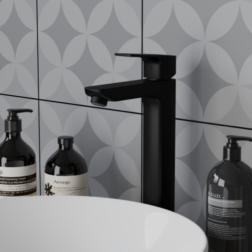 Смеситель высокий для раковины Paini Viva Style P4YO205LL черный фото 2