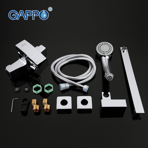 Смеситель для ванны Gappo Jacob G2207 хром (с лейкой и шлангом) фото 6