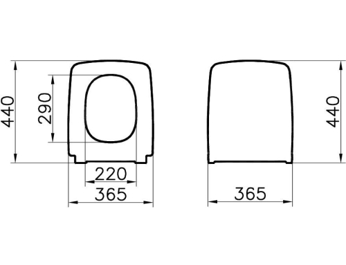 Сиденье с крышкой для унитаза Vitra Metropole микролифт 122-003-009 фото 2