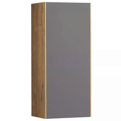 Шкафчик Акватон Сохо 35*80 Графит Софт/Дуб Веллингтон