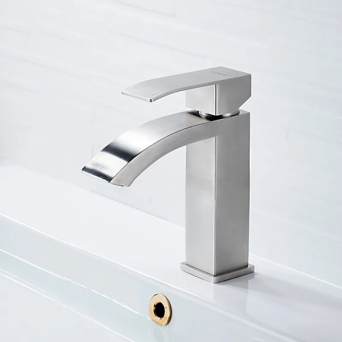 Смеситель на умывальник Ledeme L71017 нержавеющая сталь фото 7