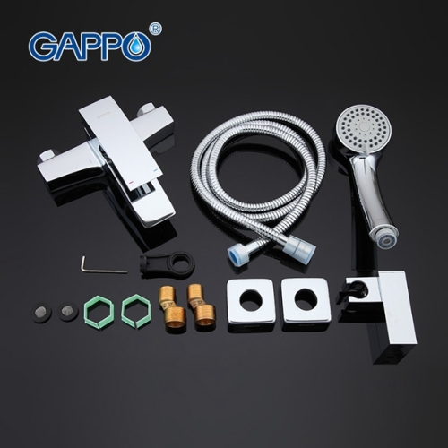 Смеситель для ванны Gappo Jacob G3007 хром (с лейкой и шлангом) фото 6