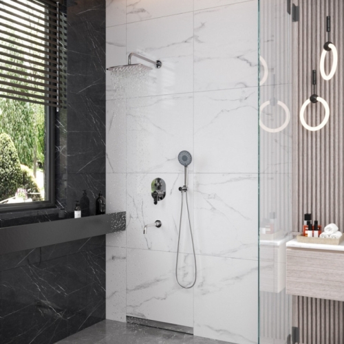 Душевой комплект Berges Ventas 3O 073009, хром фото 6