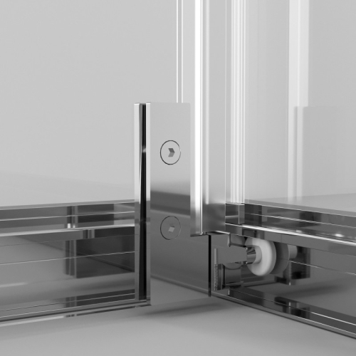 Душевое ограждение Niagara Нова/Nova NG-6633(6635)-34 90*90, 100*100, дверь раздвижная,стекло прозрачное фото 8