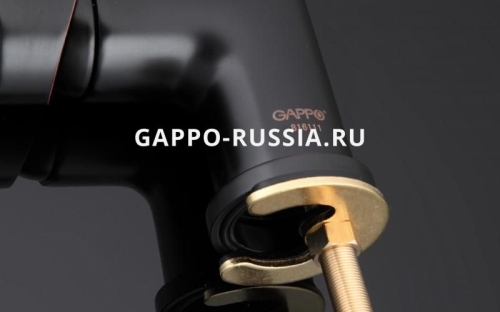 Смеситель для кухни  G4390-10 чёрный фото 8