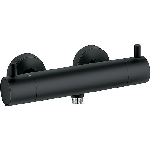 Смеситель для душа Kludi Bozz с термостатом 352033938 черный