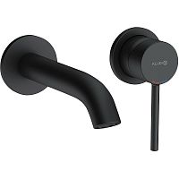 Смеситель для умывальника Kludi BOZZ 382440576 излив 18 см черный