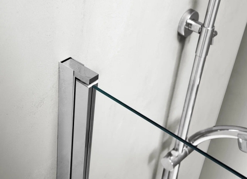 Шторка для ванной Aquatek AQ DEL SBA 08015CH 80, профиль хром фото 4