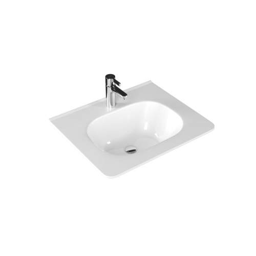 Тумба с раковиной Mirsant Savag 60, 80,100 подвесная, белая матовая фото 7