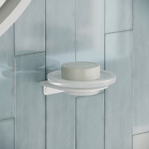 Мыльница Iddis Noa белая фото 2