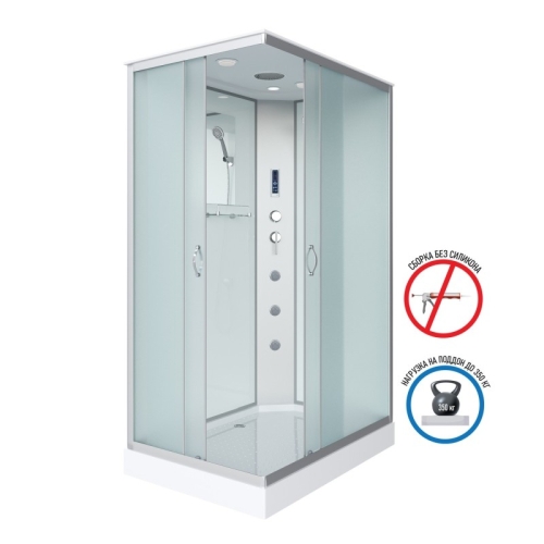 Душевая кабина Niagara Классик NG-43295-14QF 120*90*215 низкий поддон(13см),стекло матовое