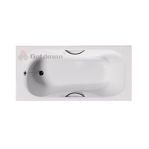 Ванна Goldman Donni 170, 180*80 с ножками и ручками