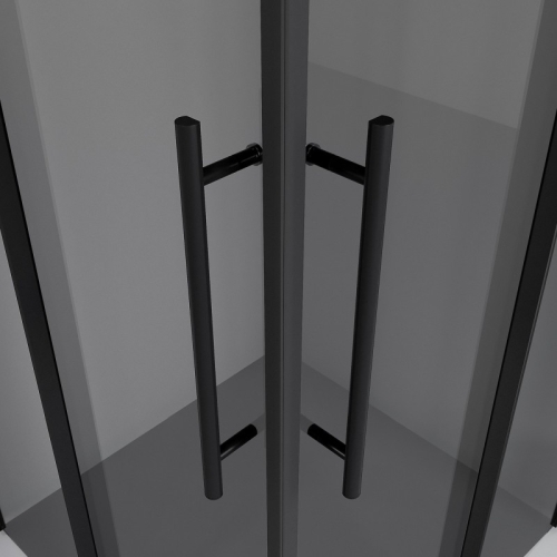 Душевое ограждение Niagara Nova NG-2829-34BLACK 90*90,стекло тонированное фото 6