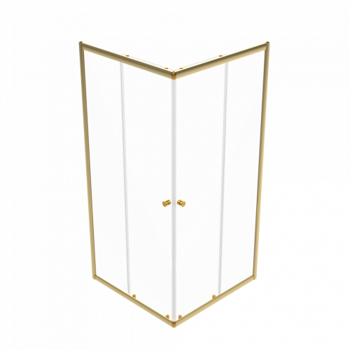 Душевое ограждение Triton Вента-Голд 90*90 стекло прозрачное фото 2