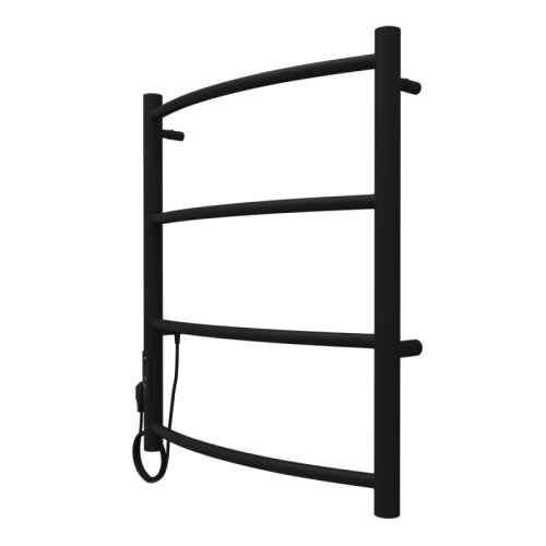 Полотенцесушитель электрический Azario Verona 50*60, 50*80 черный (диммер слева)