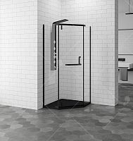 Душевое ограждение RGW HO-081B 90*90,100*100 трапеция чёрное