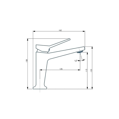 Смеситель для раковины Haiba HB10818 хром фото 2