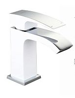 Смеситель для раковины Gappo Jacob G1007-8 белый/хром