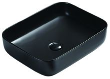 Раковина накладная Azario AZ-78109MB 500*390*130 черная матовая