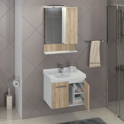 Зеркало-шкаф Comforty Рига 60 70 80 фото 2