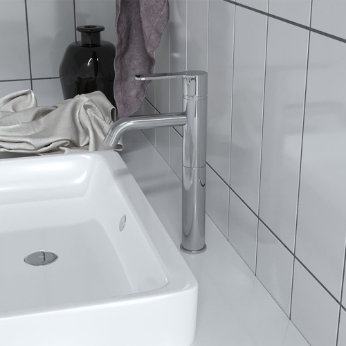 Смеситель высокий для раковины Paini Cox 78CR205LLFTLMKM хром фото 2