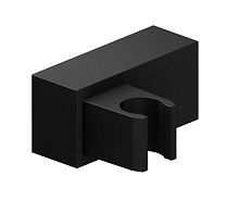 Настенный держатель для лейки Wasserkraft Abens A224 черный Soft-touch