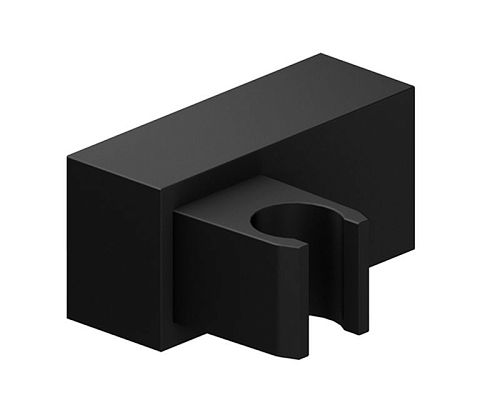 Настенный держатель для лейки Wasserkraft Abens A224 черный Soft-touch