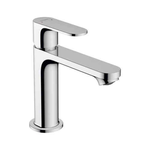 Смеситель для раковины Hansgrohe Rebris S 100 со сливным гарнитуром хром 72517000
