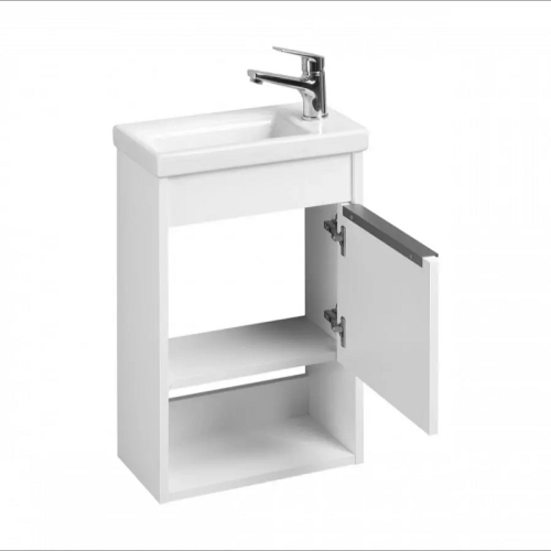 Тумба с раковиной Aquaton Хоуп 40, 60, 80, 100 Белый матовый фото 4