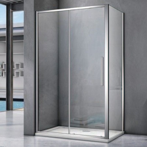 Душевое ограждение BAS IDEA WTW+SP 80*90*100/110*120*130*140 хром/черный