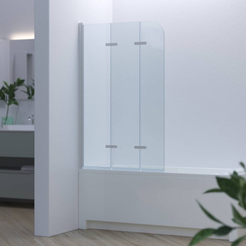 Шторка для ванны Berges City 2.0 80, 90, 100 стекло прозрачное фото 3