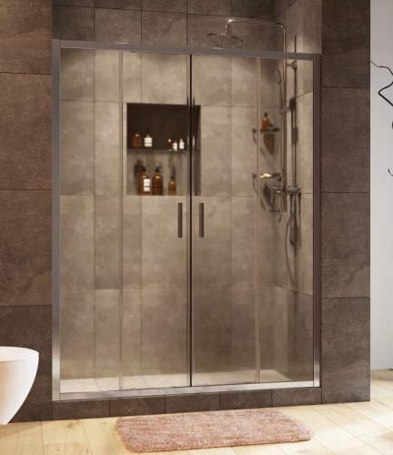 Душевая дверь Wasserkraft Lippe 45S 150, 170 стекло прозрачное