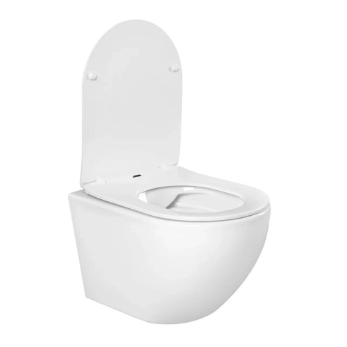 Унитаз подвесной безободковый Aquatek Европа AQ1901-00, сиденье с м/л фото 7