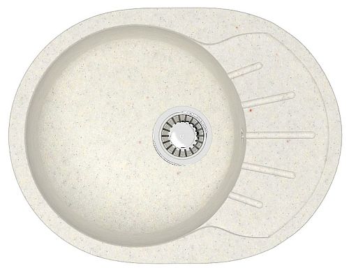 Мойка кухонная Azario Light 57.5*44 хлопок, песочный, черный, светло-серый, белый лед, бежевый