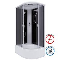 Душевая кабина Niagara Классик NG-2510-14L 120*80*215 высокий поддон(40см),стекло тонированное