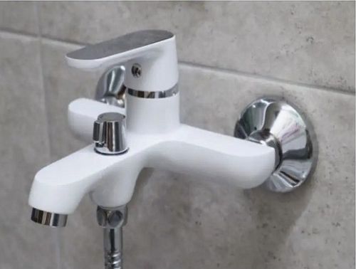 Смеситель для ванны Ledeme L3277W белый