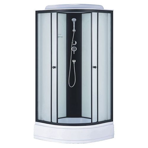 Душевая кабина Loranto CS-881EC26TM/W-90 88*88, средний поддон