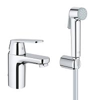 Смеситель с гигиеническим душем для раковины Grohe Eurosmart Cosmopolitan 23125000