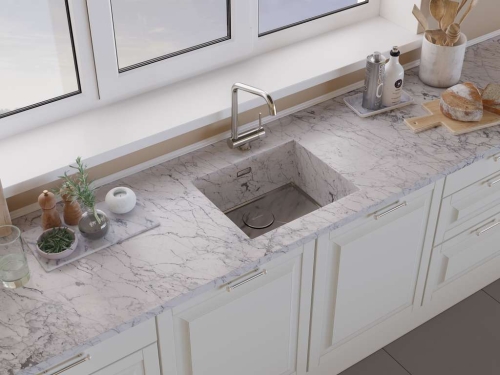 Смеситель для кухни с установкой под окно OMOIKIRI Mori C хром фото 2