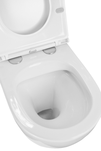 Унитаз подвесной безободковый Azario Grado AZ-0046-N с сидением микролифт фото 5