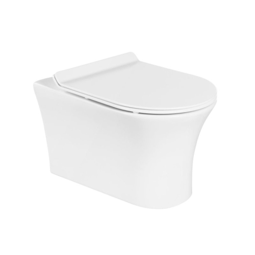 Унитаз подвесной безободковый Belbagno Ancona, сиденье микролифт BB2011SC