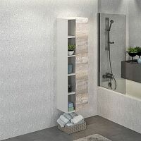 Шкаф-колонна Comforty Турин-45 дуб бежевый